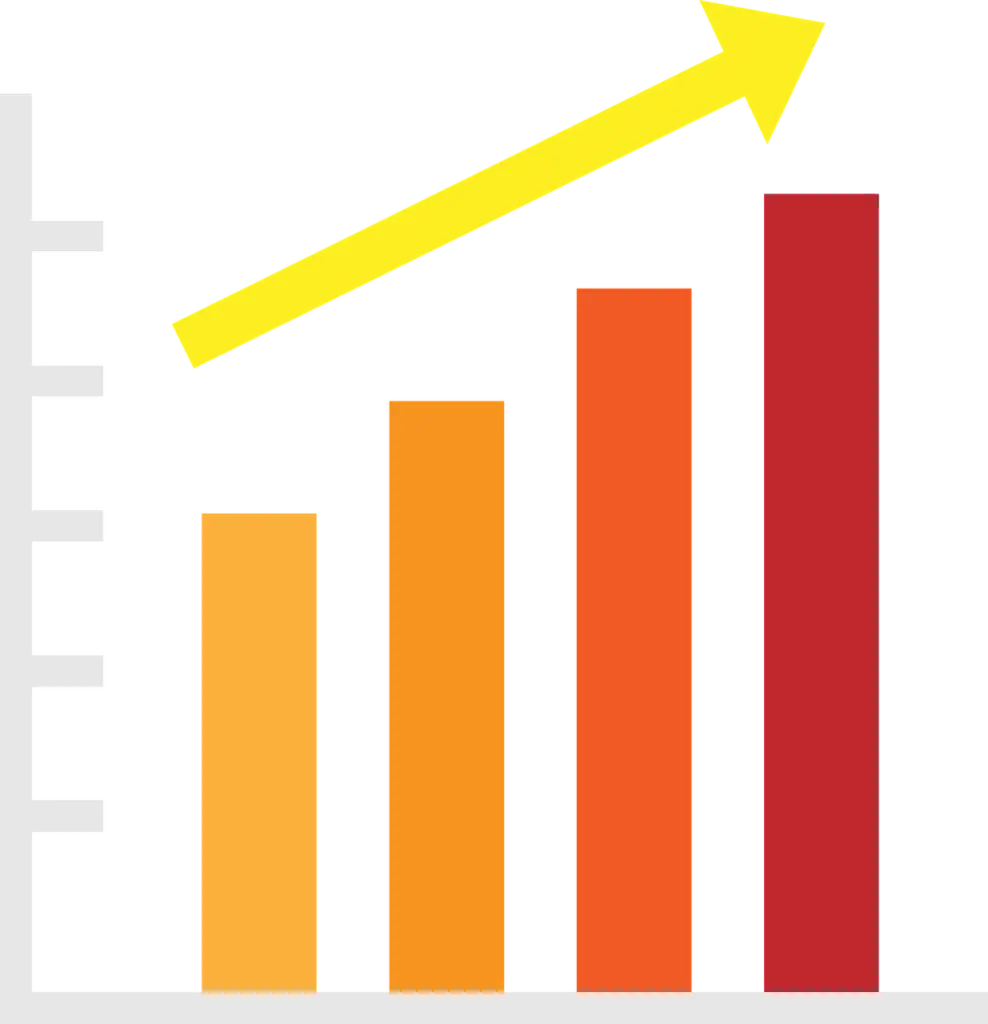 Free graph bar chart vector